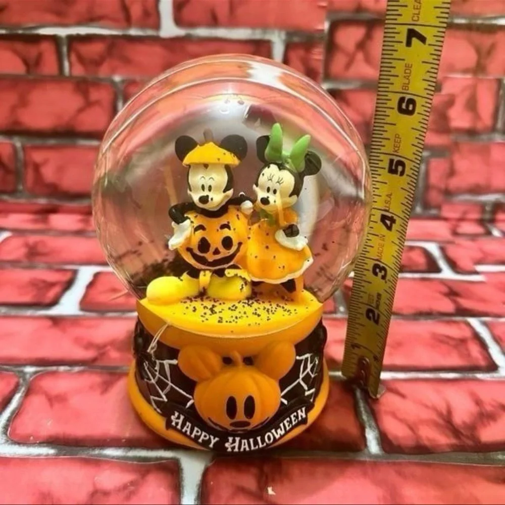Disney Mickey & Minnie Happy Halloween Snow Globe
